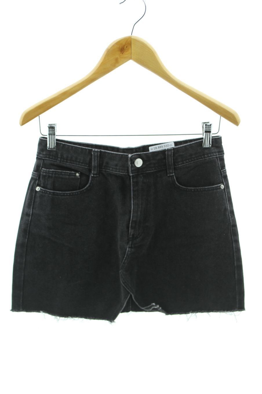Jupe Trafaluc de la taille S, de couleur noir de denim