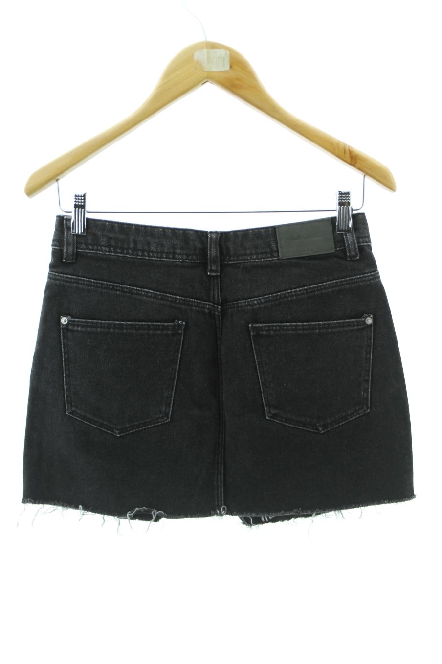 Jupe Trafaluc de la taille S, de couleur noir de denim