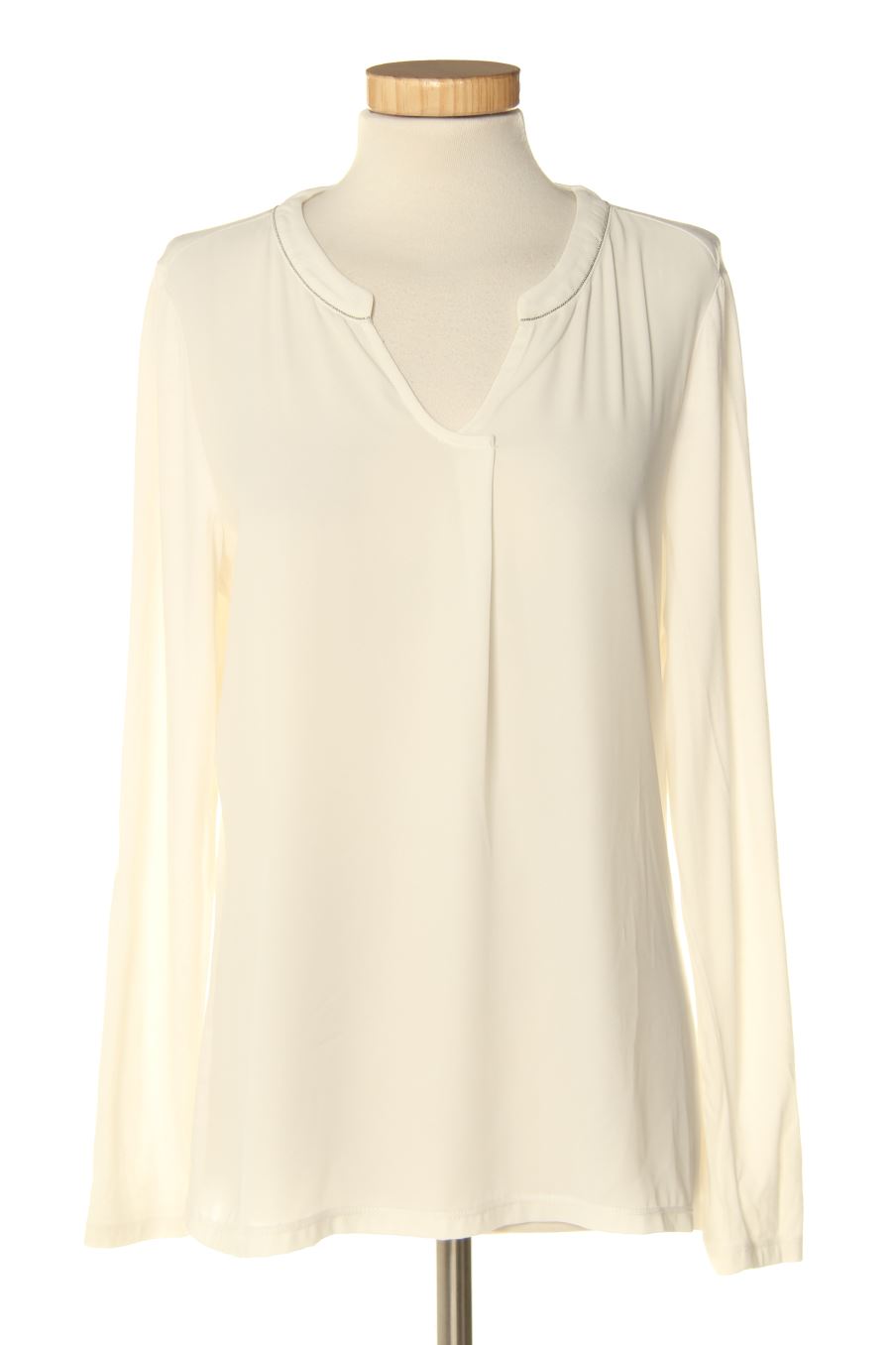 Blusa de manga larga de Tchibo de la talla 36, de color blanco