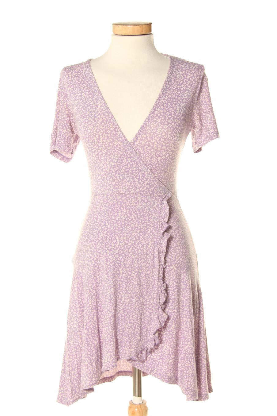 Robe casual Pull & Bear de la taille XS, de couleur pourpre