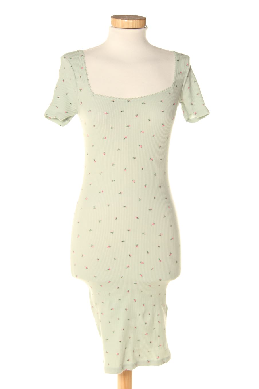 Vestito casual de H&M de la talla XXS, de color verde