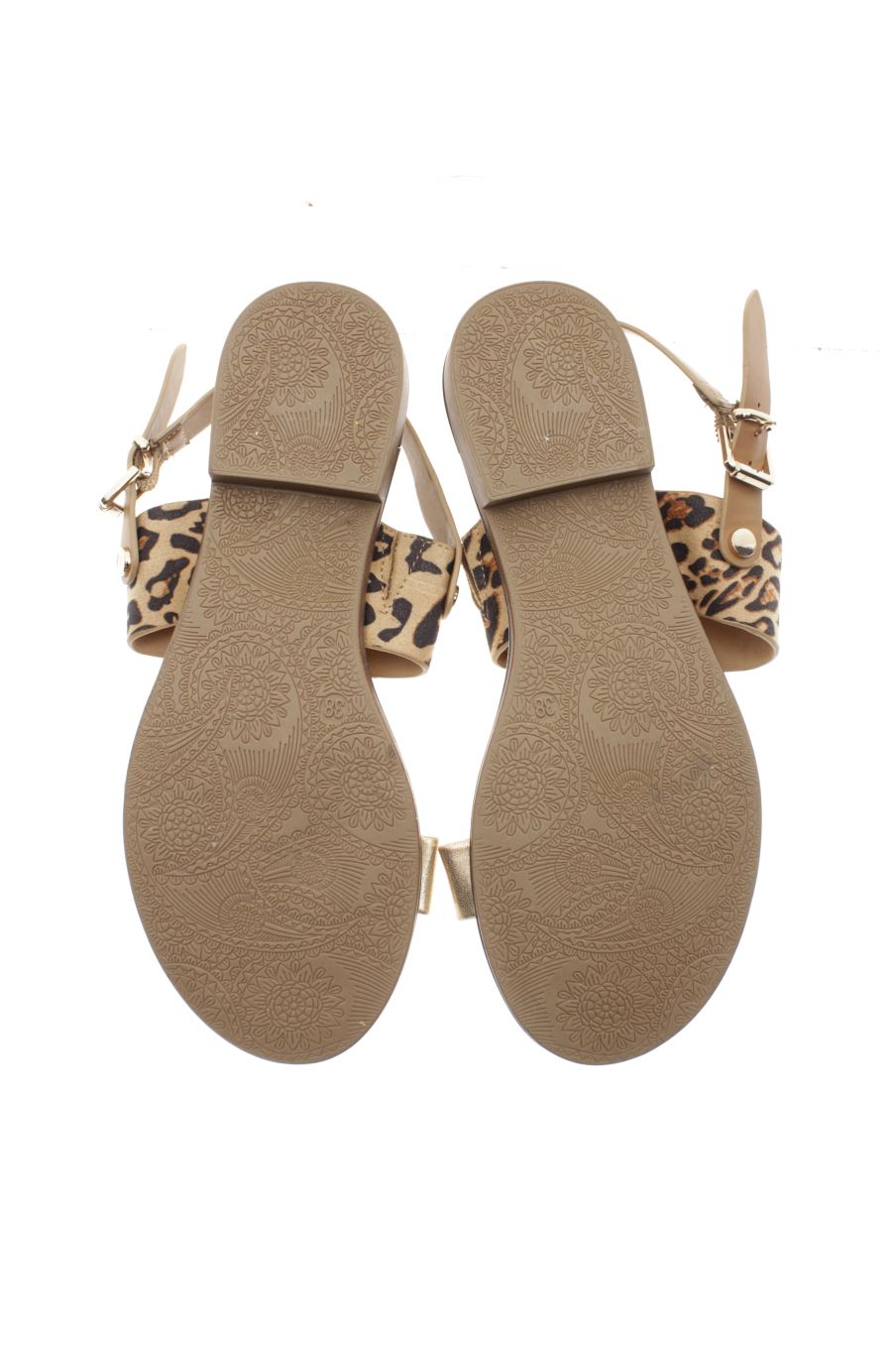 Sandalias planas de Catwalk de la talla 38, de color animal print de