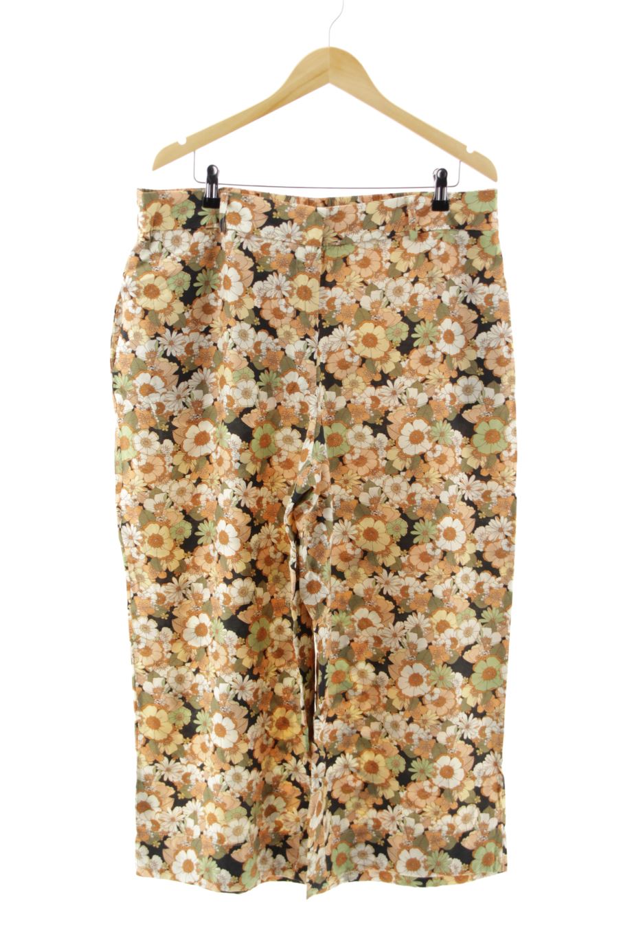 Pantalones de Mango de la talla XL, de color flores