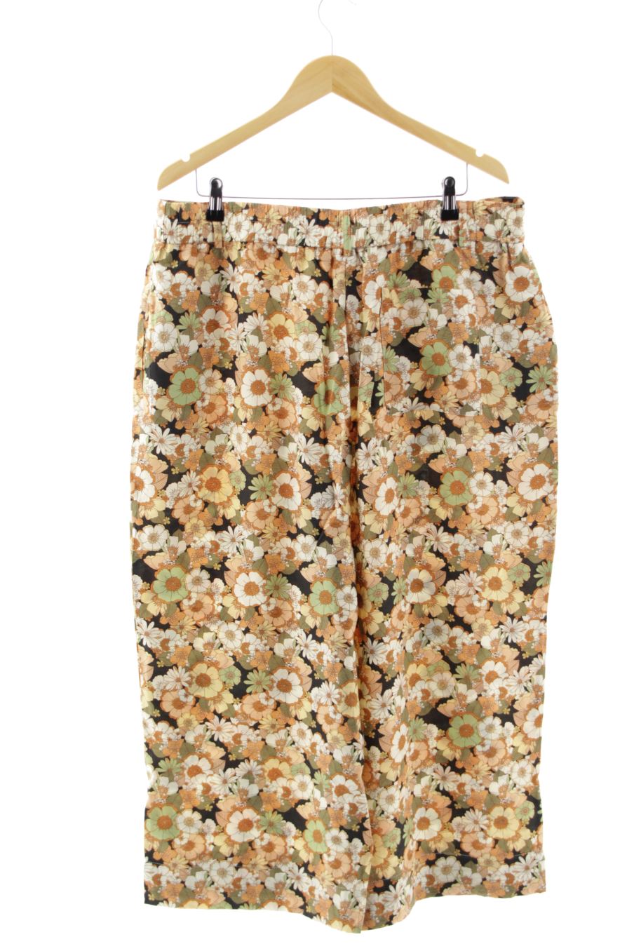 Pantalones de Mango de la talla XL, de color flores