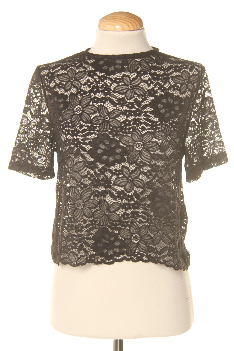 Kurzärmelige Bluse von Calliope Größe S, Farbe Schwarz, für