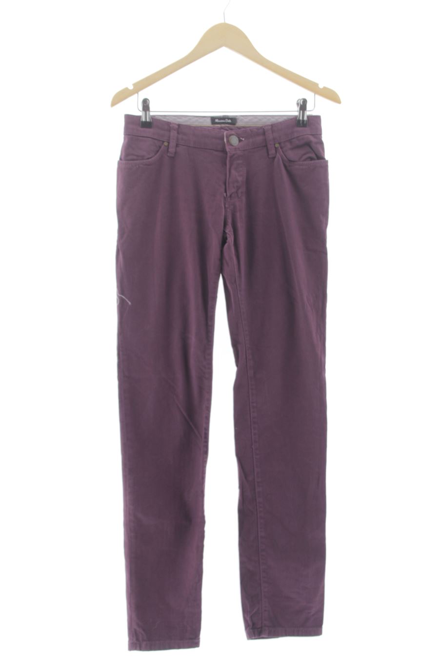 Jeans von Massimo Dutti Größe 38, Farbe Bordeaux, aus Jeanskleidung für