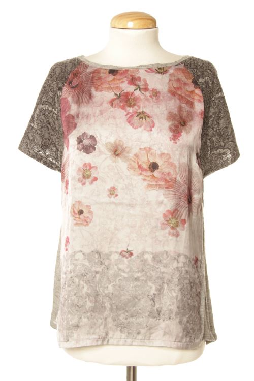 Blusa de manga corta
