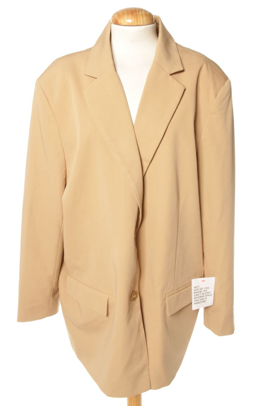 Blazer ASOS de la taille L, de couleur beige