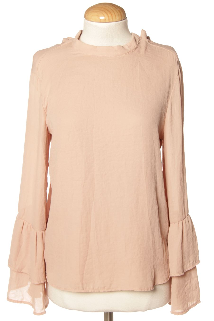 Blusa de manga larga de Bershka de la talla S, de color rosa
