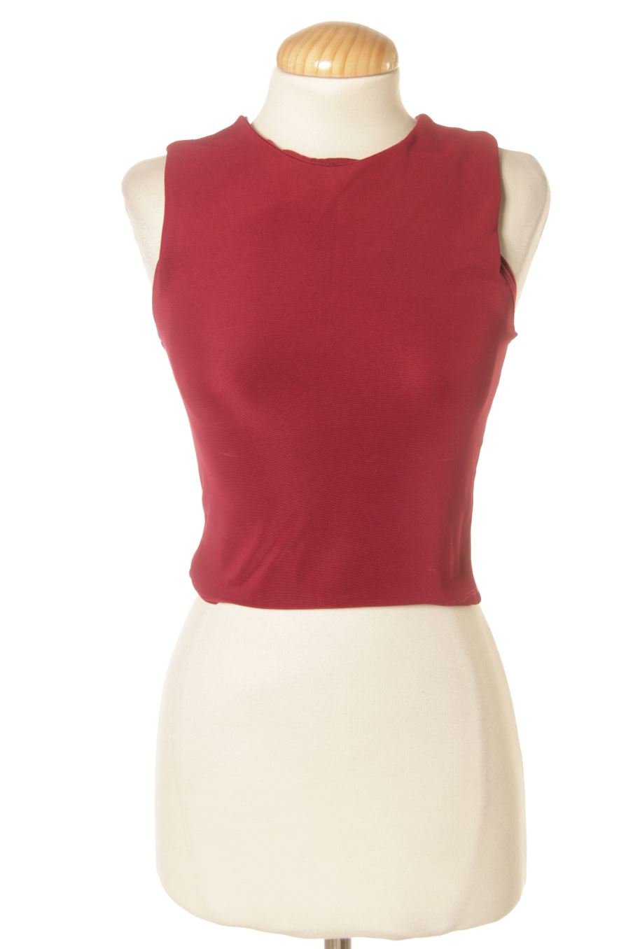 Aufwändiges Top von Stradivarius Größe S, Farbe Bordeaux, für