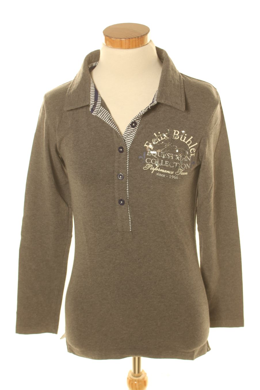 Poloshirt von Felix Bühler Größe XS, Farbe Grau, für