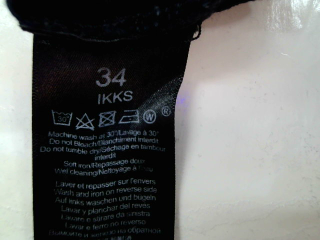 Jeans Ikks de la taille 34, de couleur bleu marine de denim