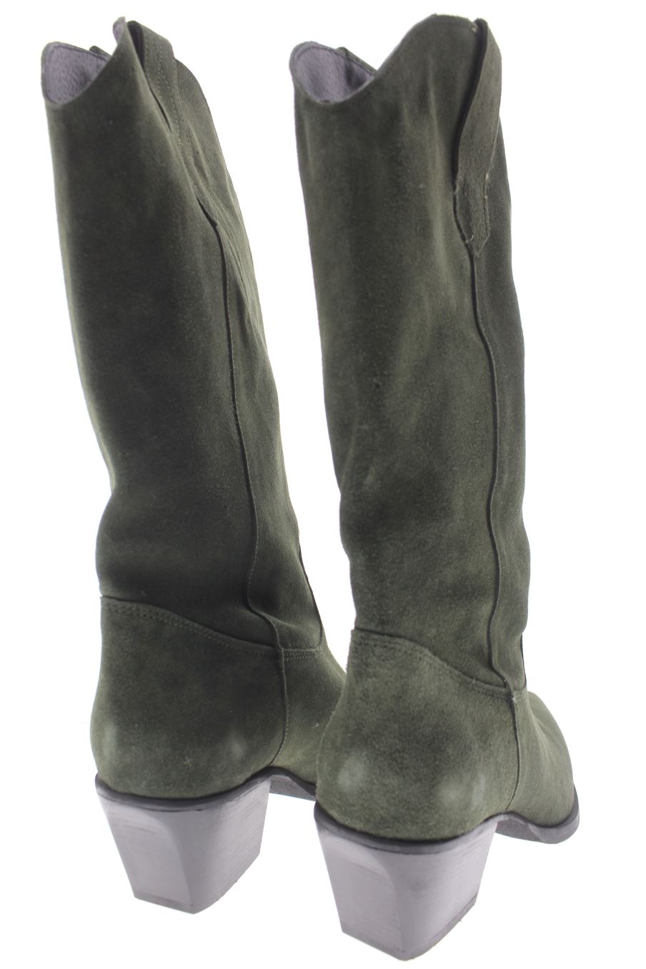 Botas de Un Paso Más de la talla 40, de color verde de