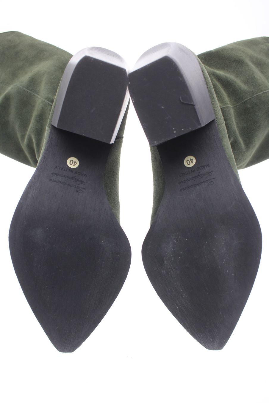 Botas de Un Paso Más de la talla 40, de color verde de