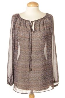Blusa a maniche lunghe S Zara