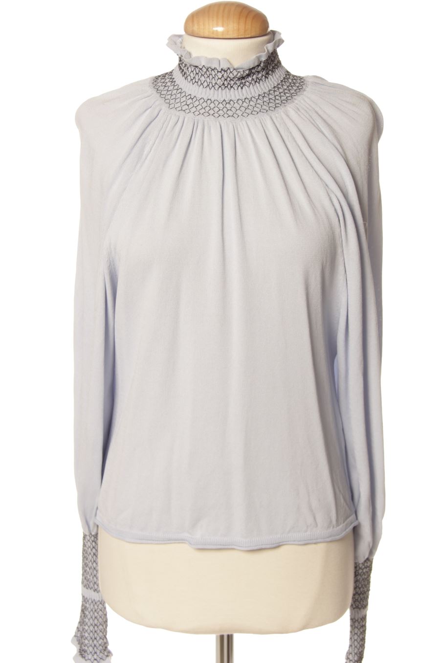 Pull Zara de la taille S, de couleur bleu