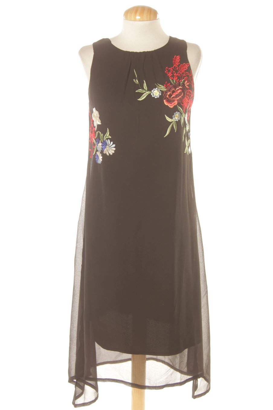 Robe casual Desigual de la taille XS, de couleur noir