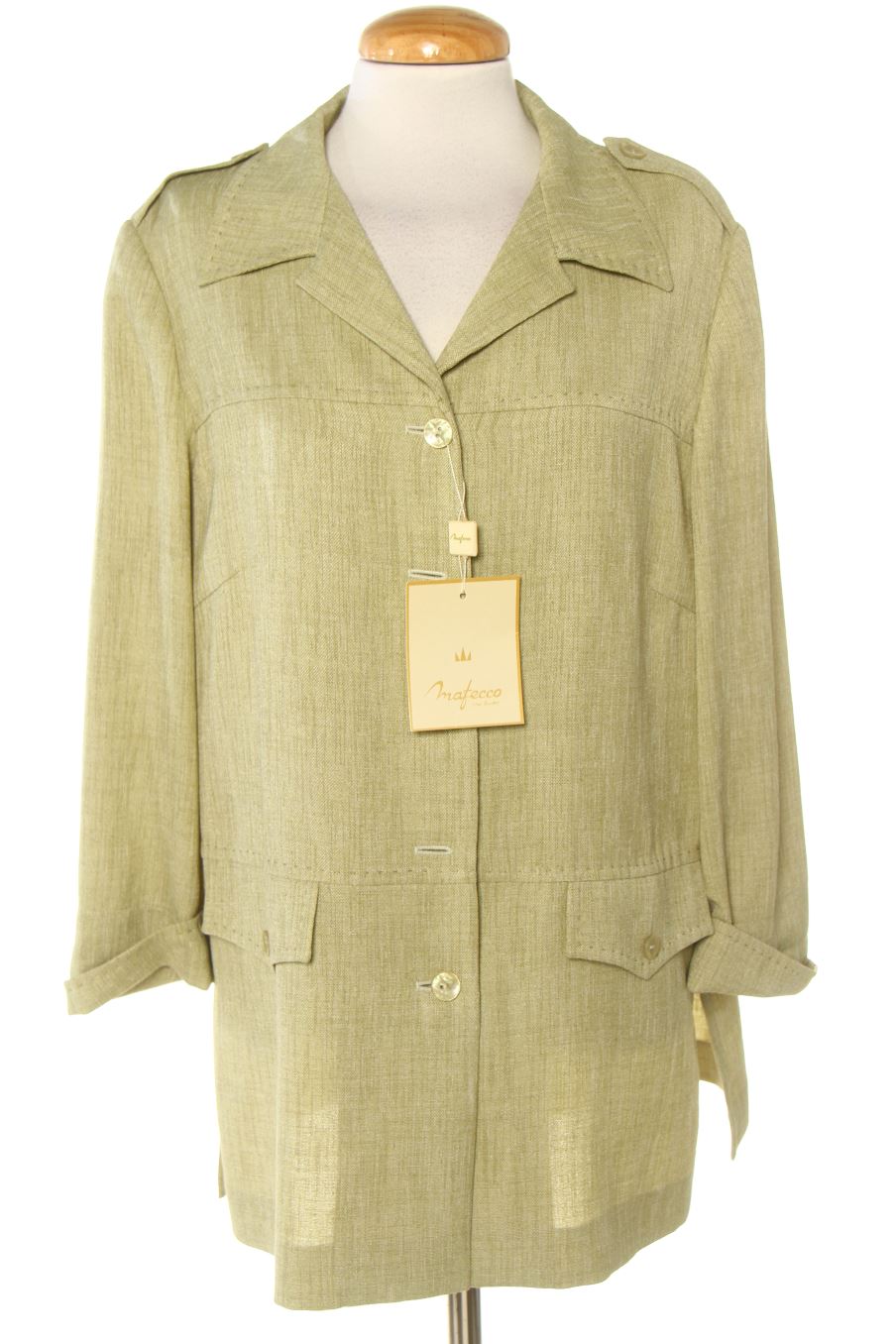 Blazer Mafecco de la taille 44, de couleur vert