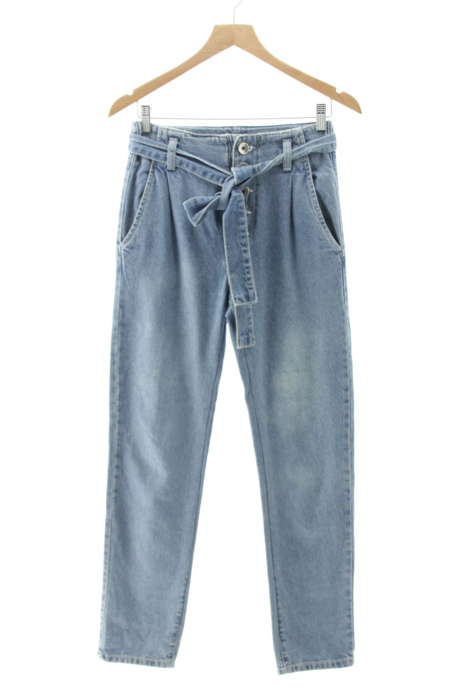 Jeans Bershka de la taille XS, de couleur bleu de denim
