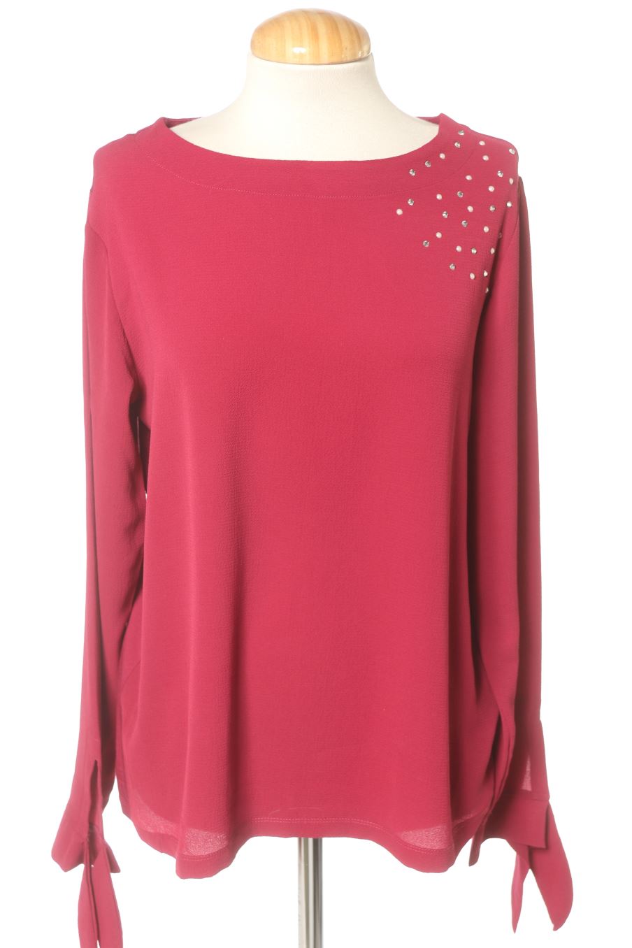 Blusa de manga larga de Milano de la talla M, de color rosa