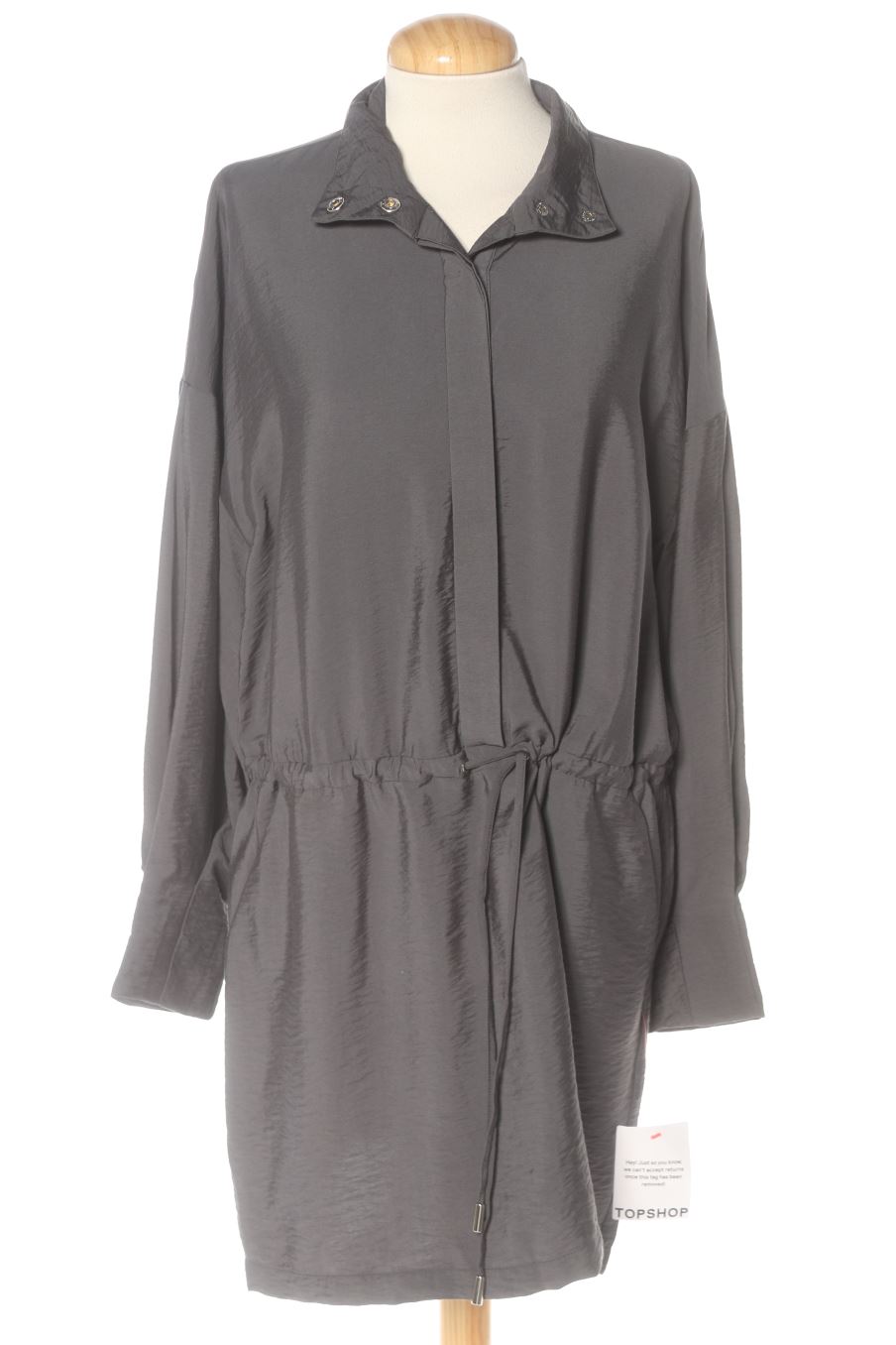 Robe casual Topshop de la taille 38, de couleur gris