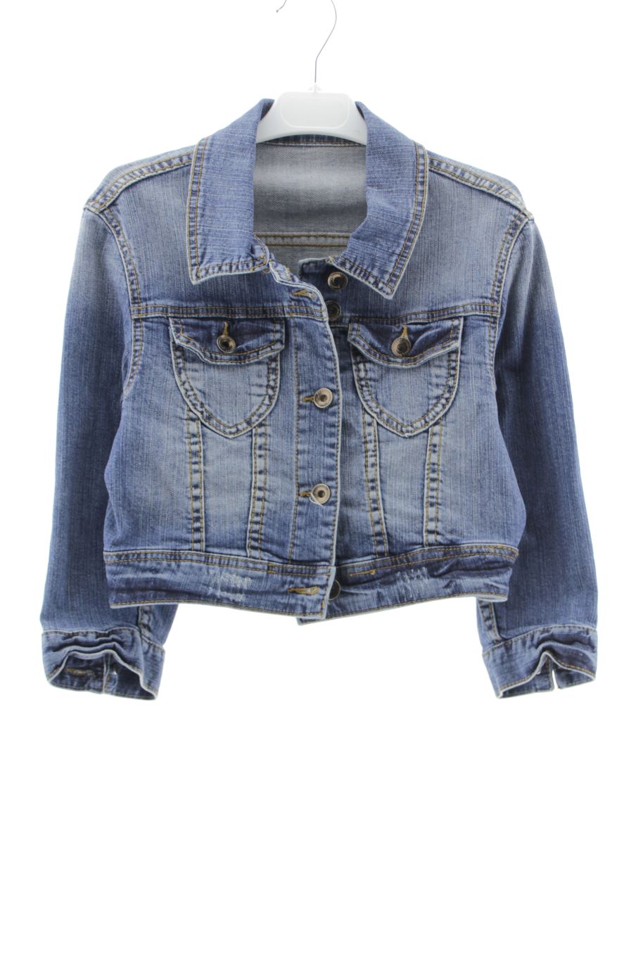 Blouson PERCENTIL de la taille 10 ans de denim de seconde main