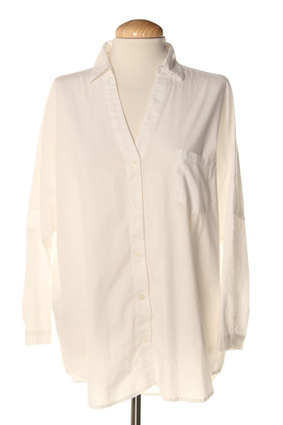 Camisa de Mango de la talla M, de color blanco