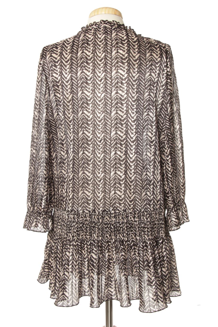 Blouse à manches longues Couchel de la taille M, de couleur noir