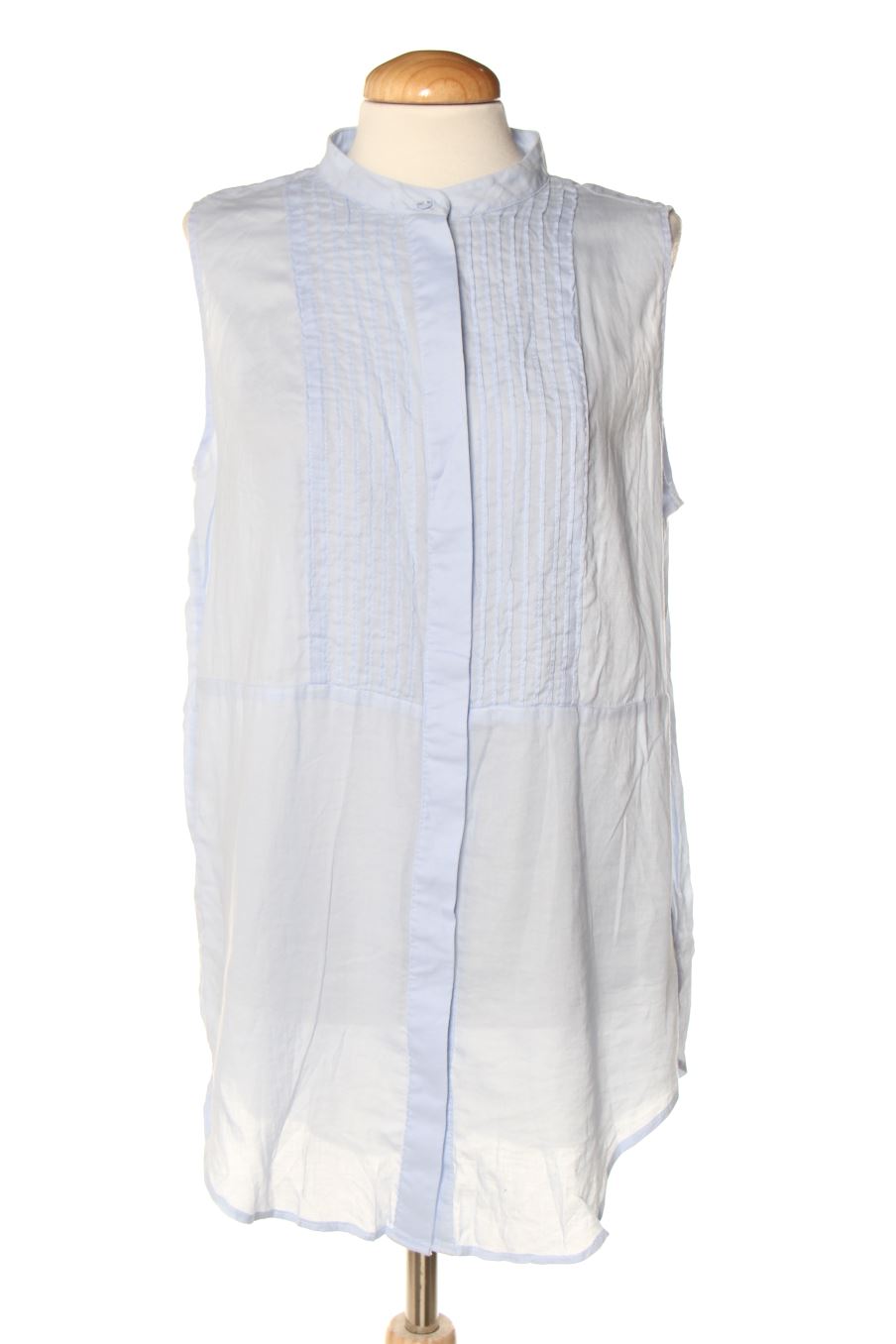 Camisa sin mangas de H&M de la talla 40, de color azul