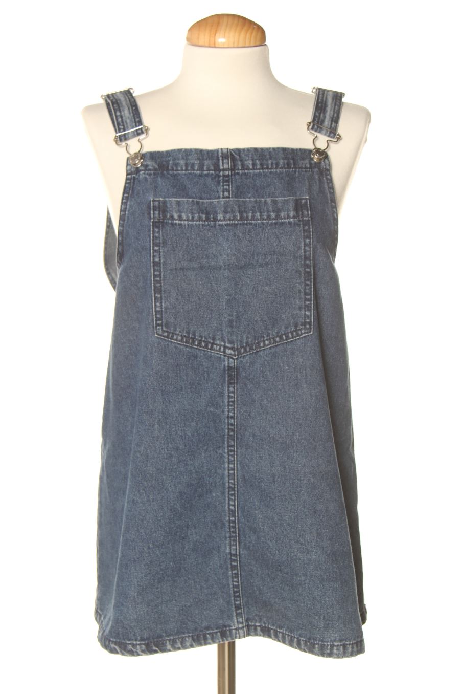 Robe casual Pull & Bear de la taille S, de couleur bleu marine de denim