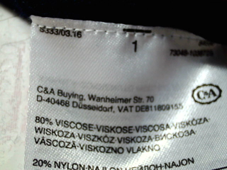 Gilet C&A de la taille XS, de couleur bleu marine