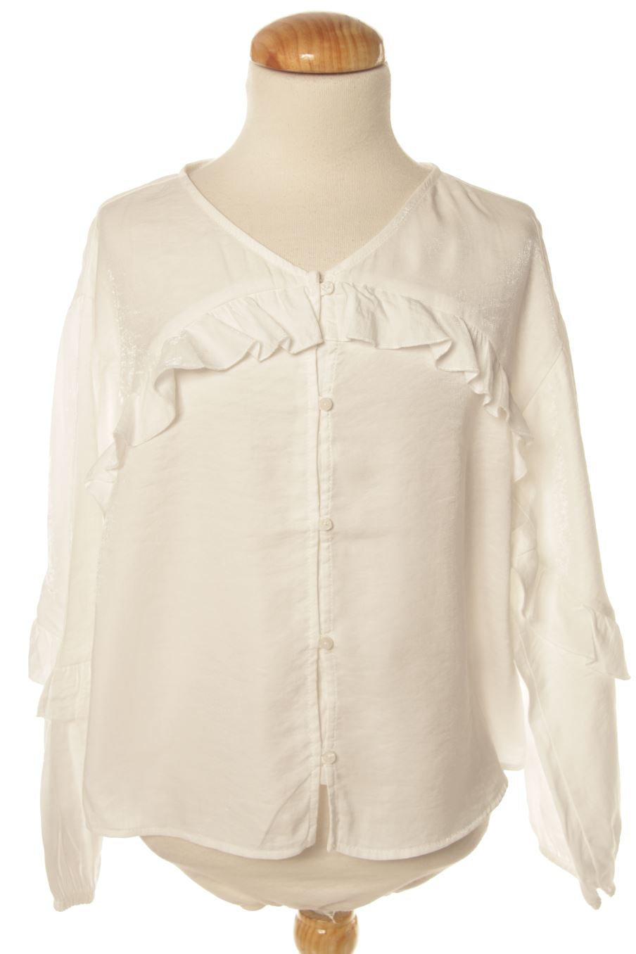 Blusa de manga larga de Zara de la talla 13 años de segunda mano
