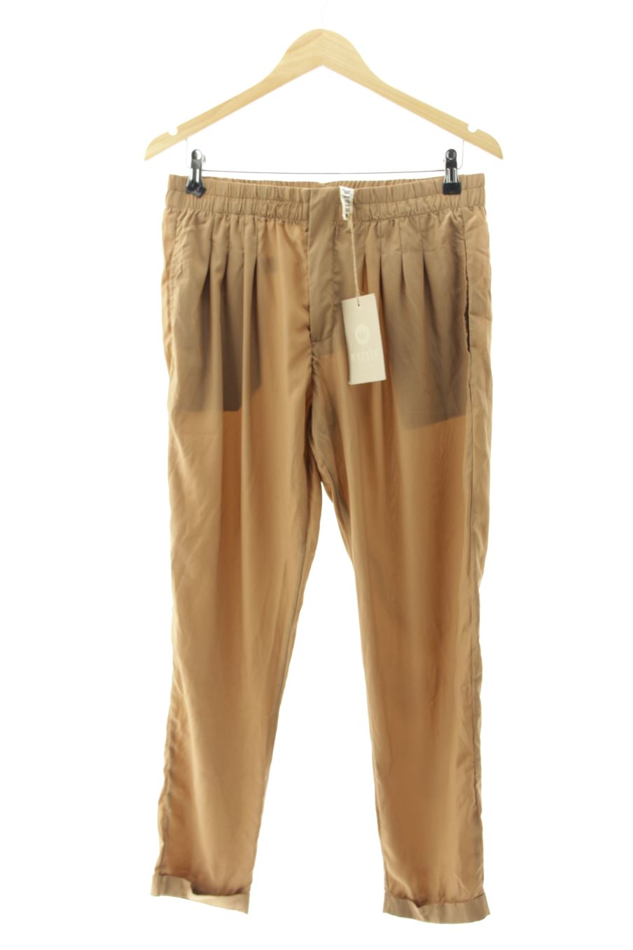 Pantalon Casual Meisié de la taille L, de couleur marron