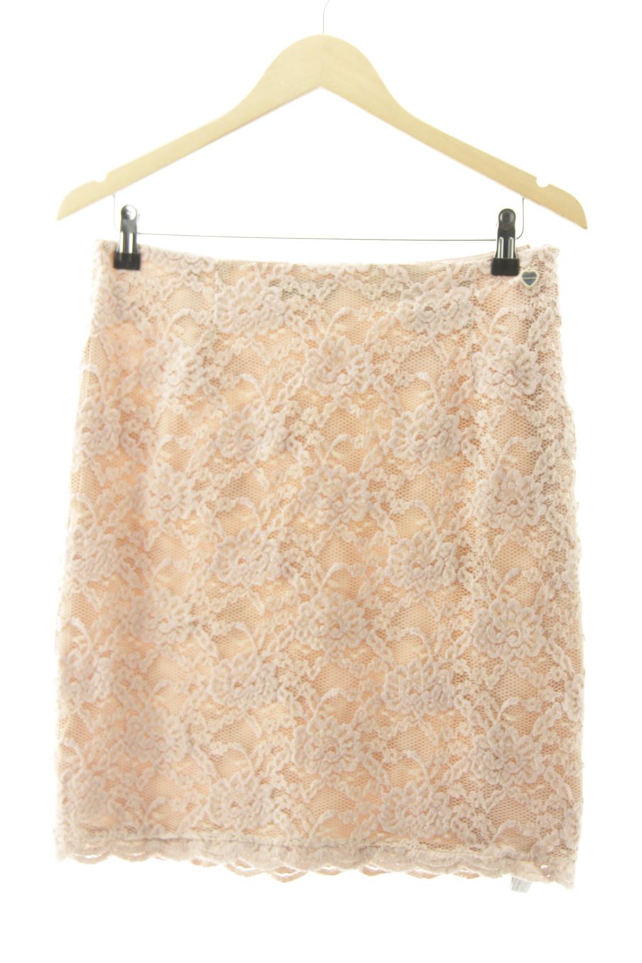 Aufwändiger Rock von Twin-set Größe M, Farbe Rosa, für