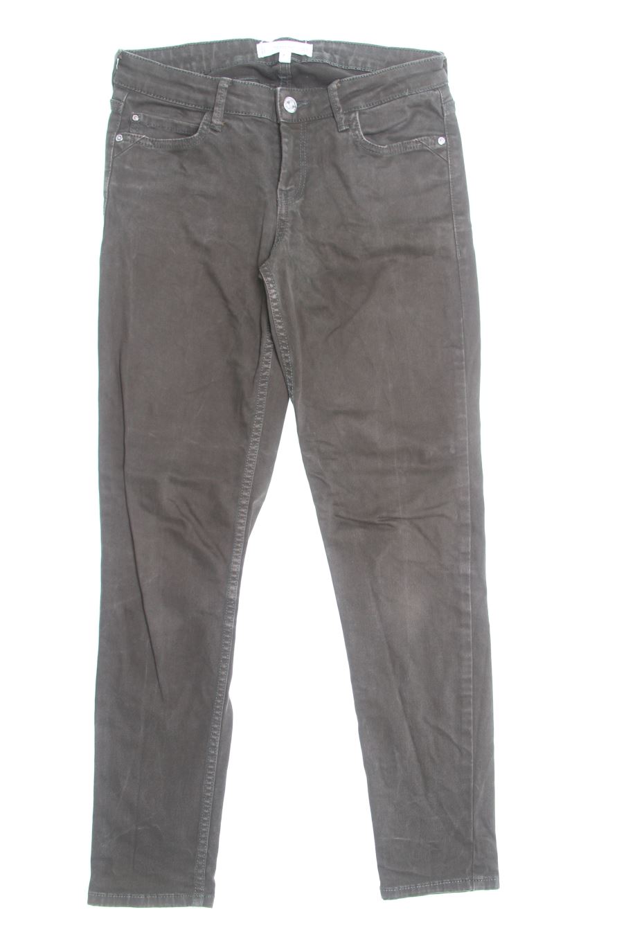 Jeans Mango de la taille 34, de couleur vert de denim