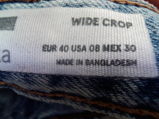 Jeans Bershka de la taille 40, de couleur bleu de denim
