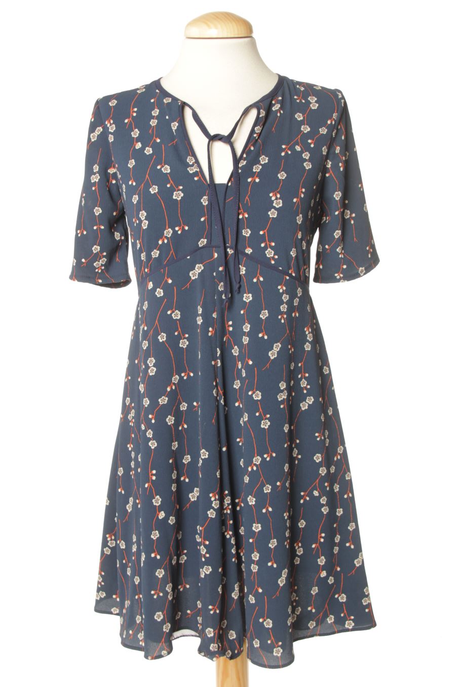 Robe casual Tintoretto de la taille 36, de couleur bleu marine
