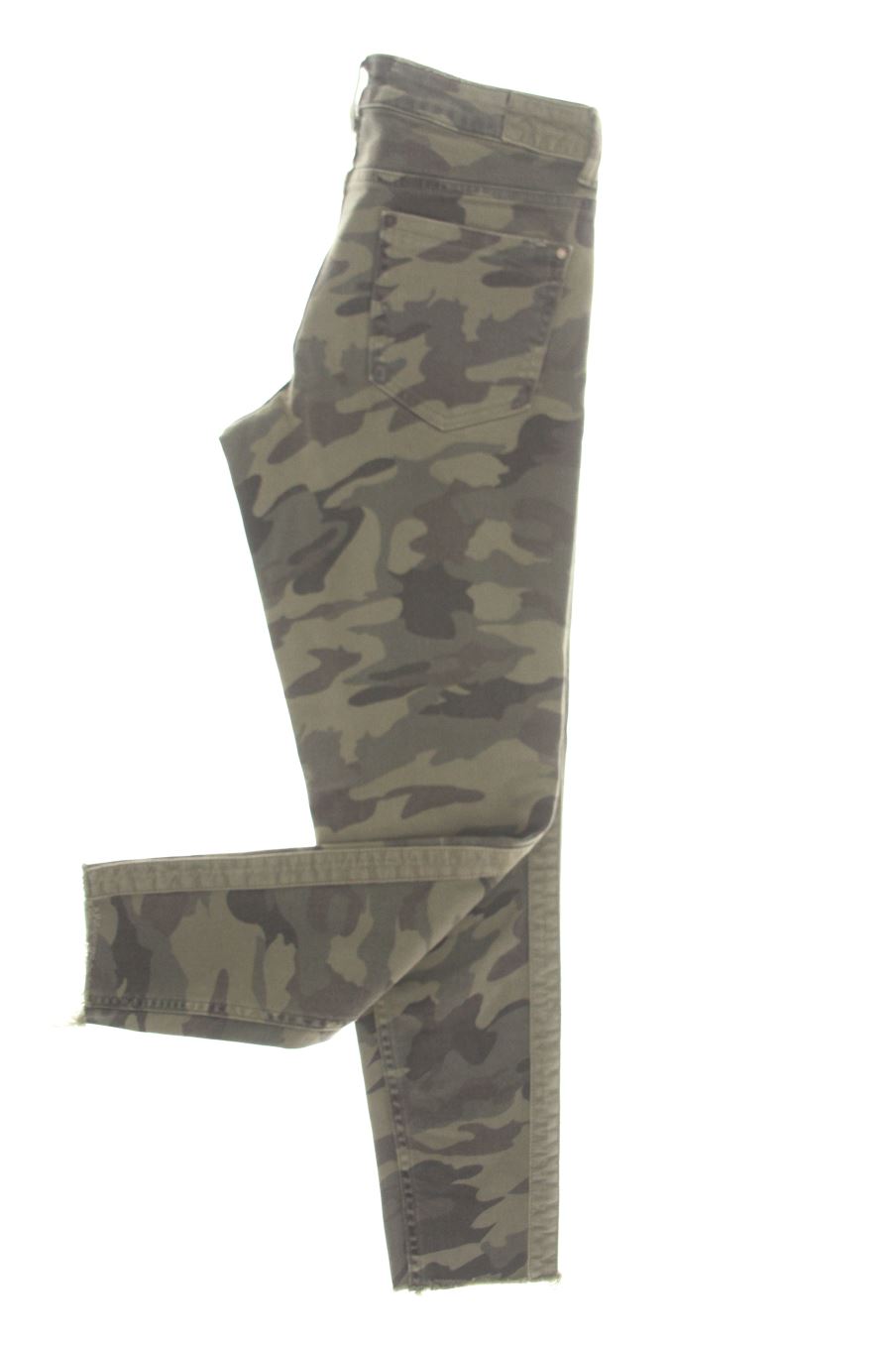Vaqueros de Zara de la talla 38, de color verde de ropa vaquera