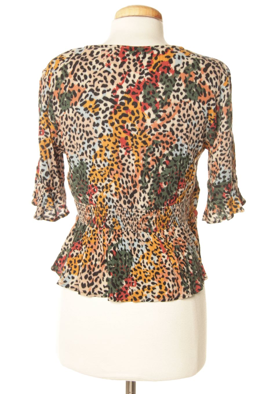 Blusa de manga corta de Pull & Bear de la talla L, de color estampado