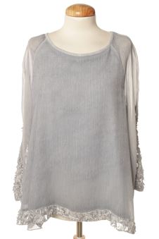 Langärmelige Bluse 46 Punt roma