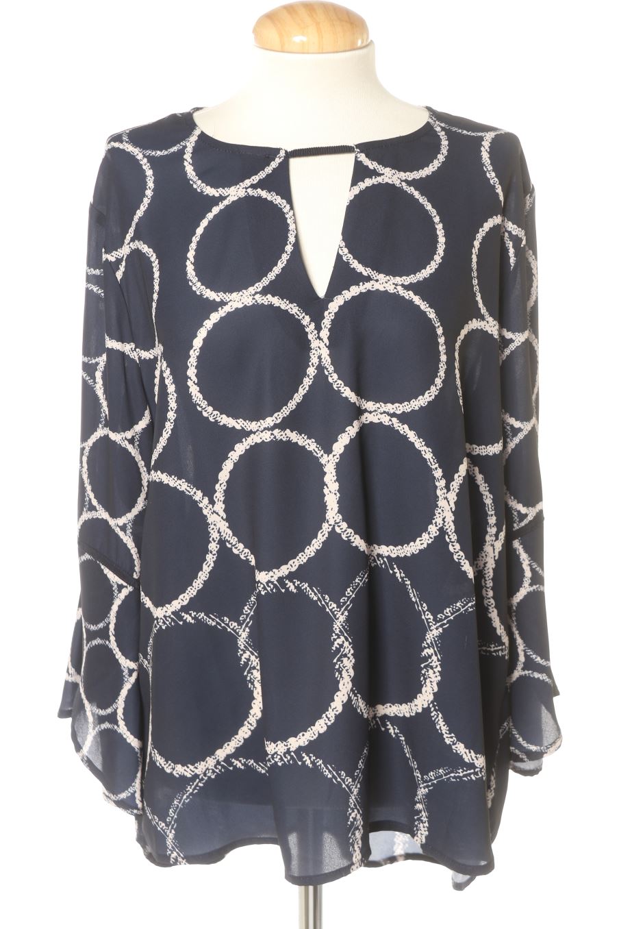 Blouse à manches longues Javier simorra de la taille 48, de couleur bleu