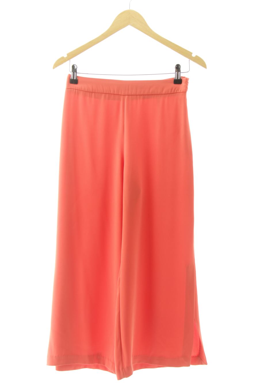 Pantalon Zara de la taille XS, de couleur orange