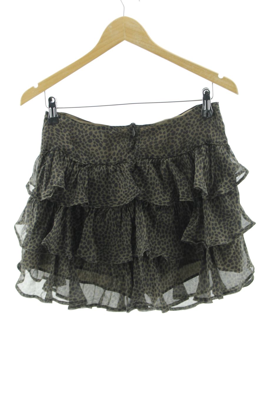 Jupe Ikks de la taille 36, de couleur animal print de soie