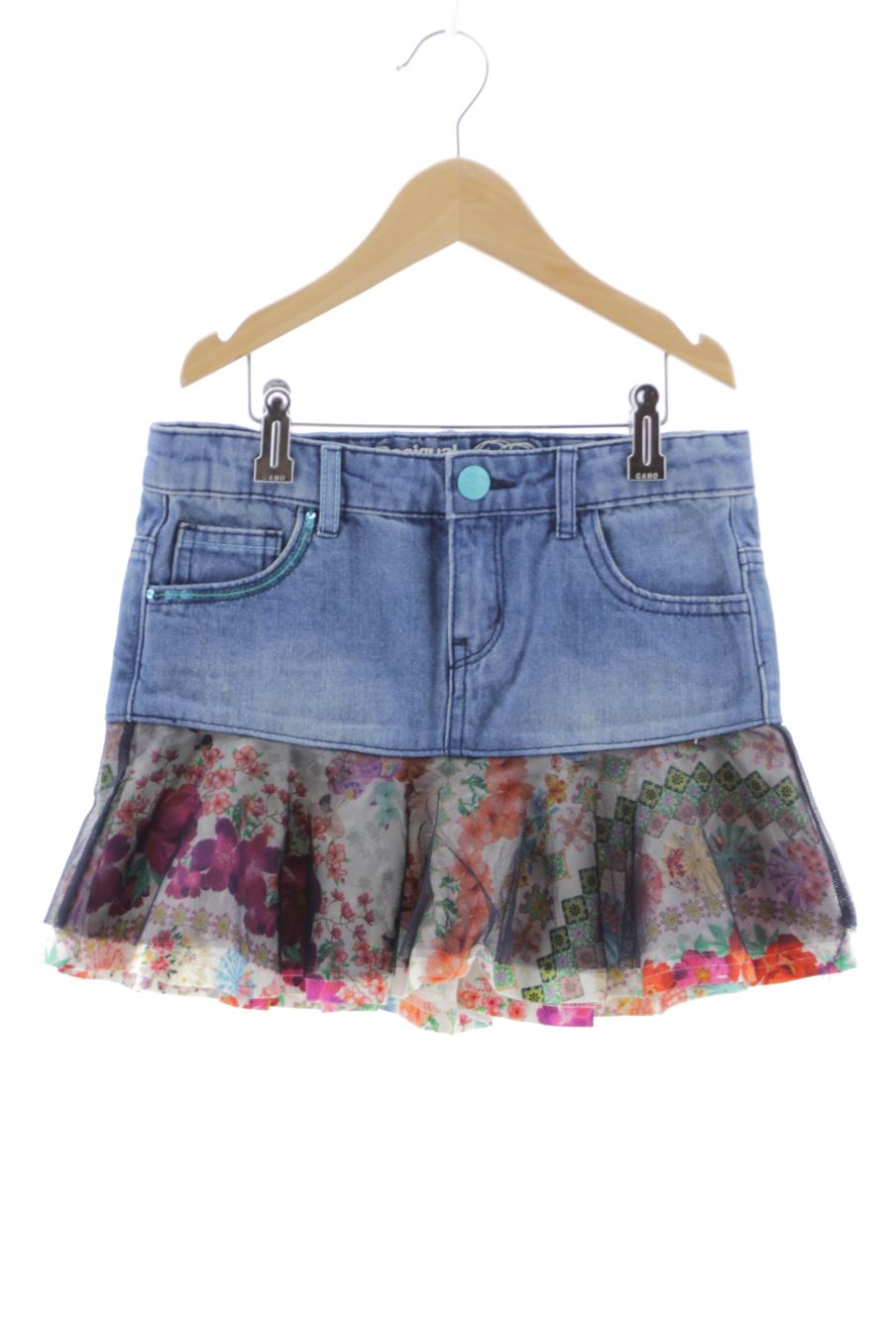 Jupe Desigual de la taille 9 ans de denim de seconde main
