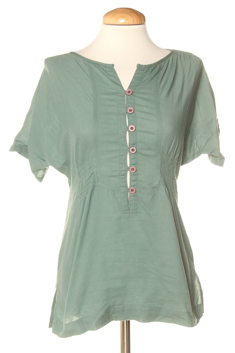 Blusa de manga corta de DAKSHA SURYA de la talla S, de color verde