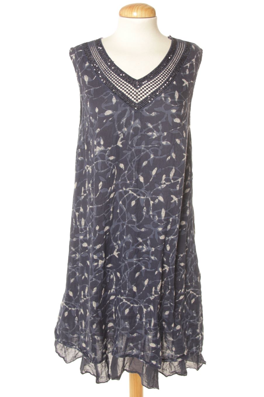 Vestido casual de Zamba de la talla 40, de color azul marino