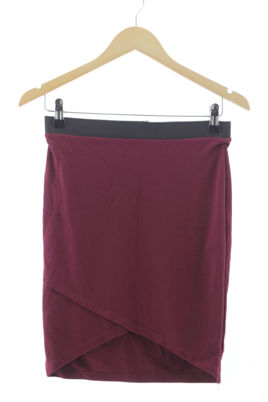 Jupe Stradivarius de la taille S, de couleur bordeaux