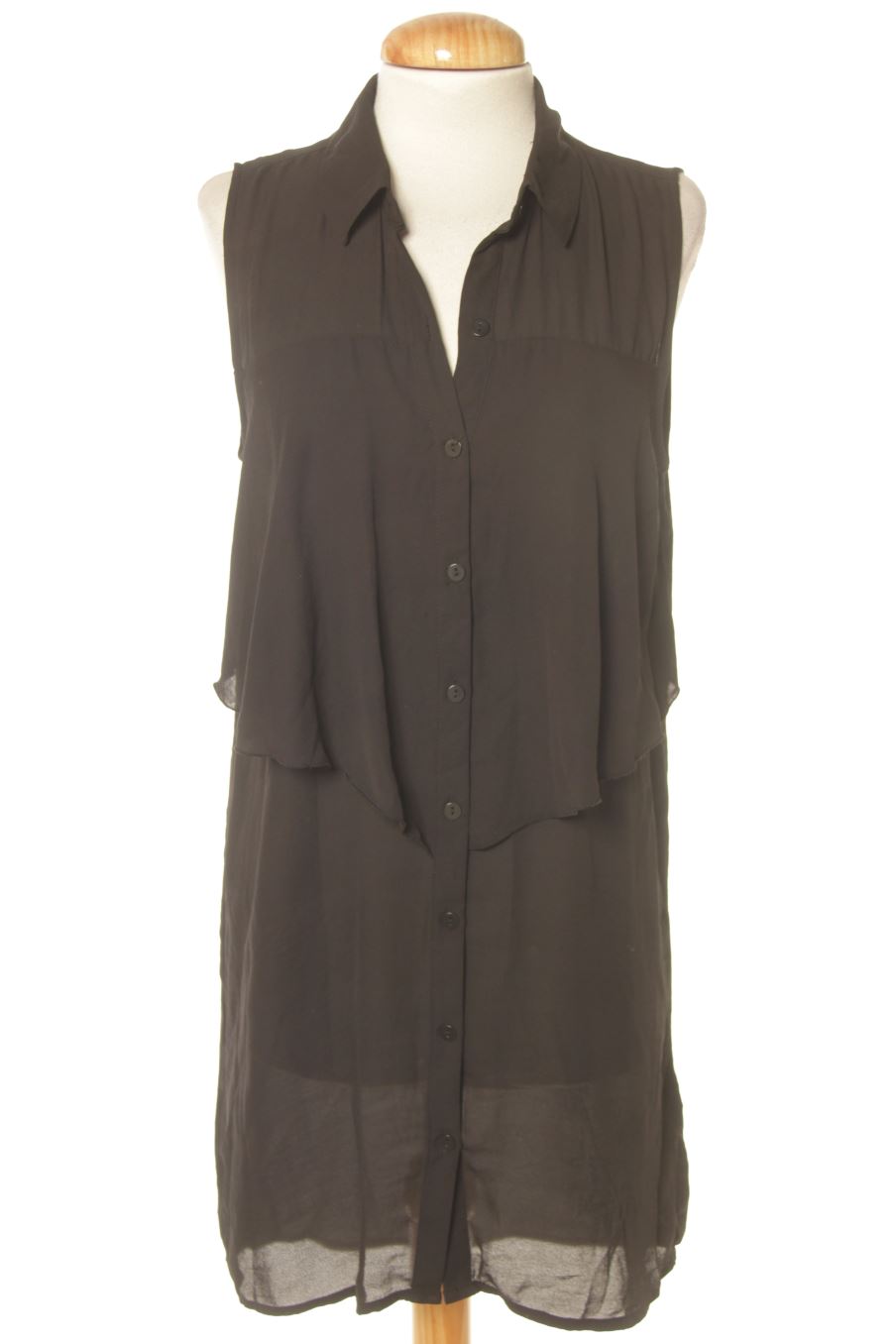 Vestido casual de H&M de la talla 34, de color negro