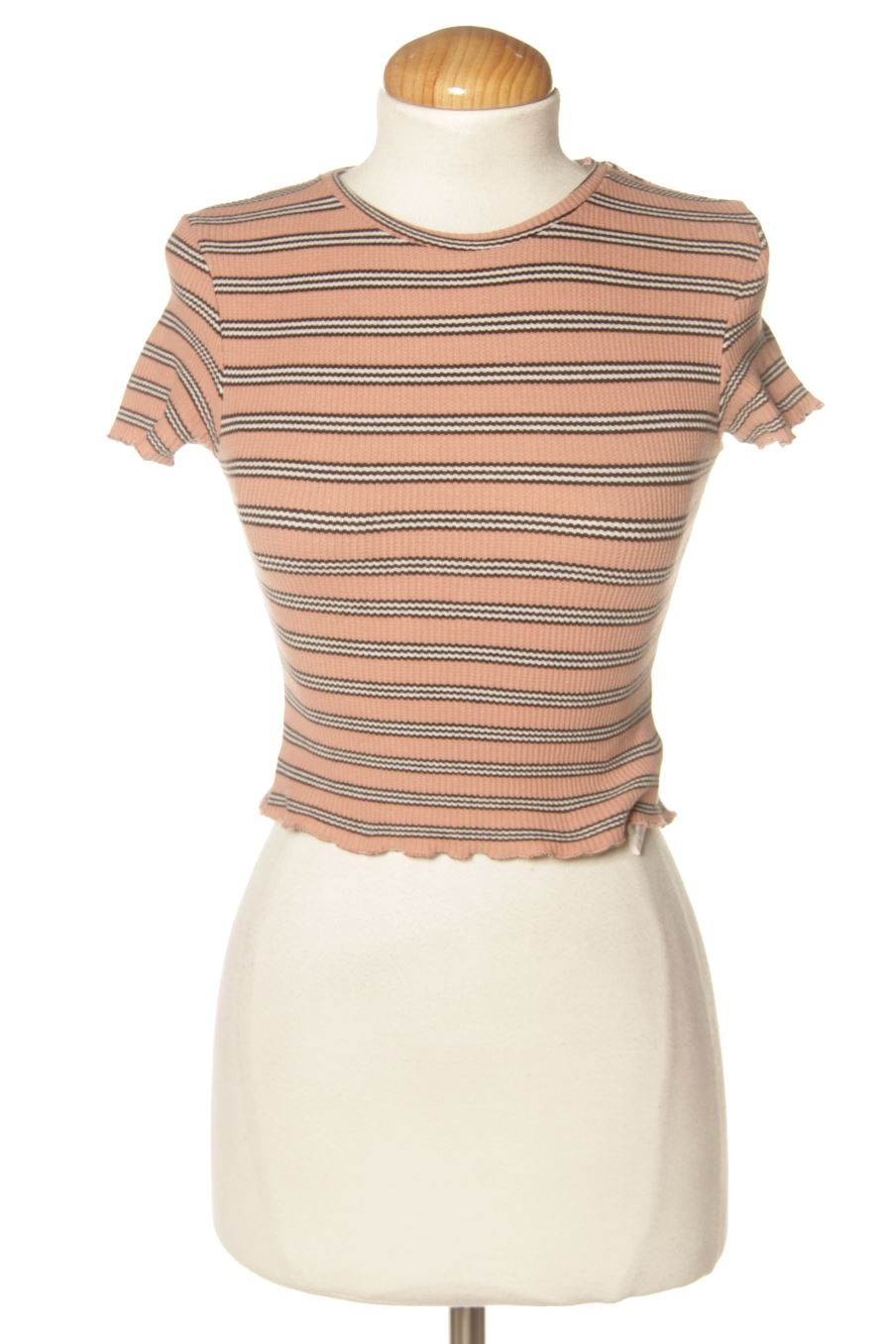 Camiseta de Pull & Bear de la talla XS, de color rayas