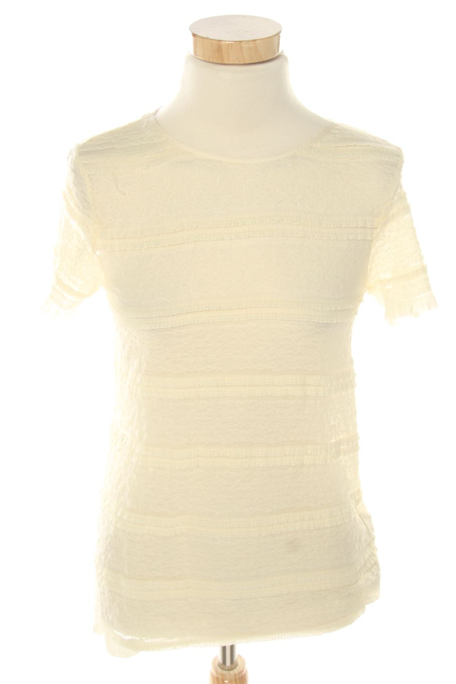 Top de Zara de la talla M, de color beige